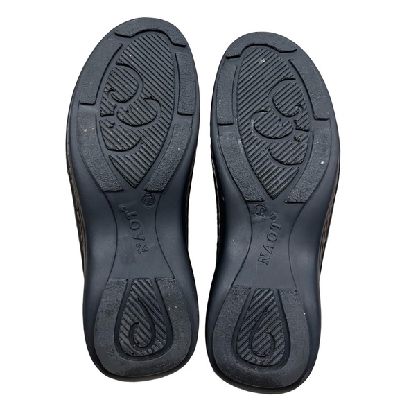 Naot Leilani Leather & Suede Clogs – Brown & Green – Size 8.5 - 9 - Picture 6 of 11